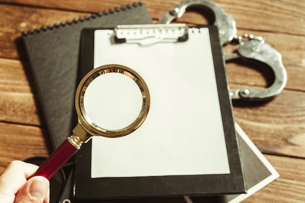 A close-up of a legal document with a magnifying glass over the text, highlighting the importance of understanding legal details.
