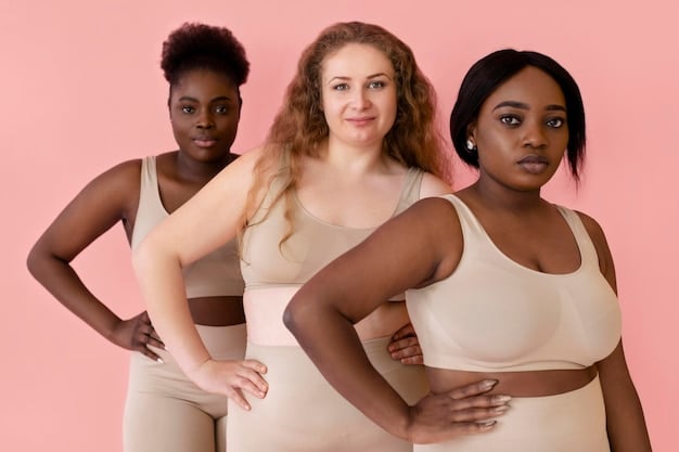 A diverse group of four women, each with a different body type, confidently showcasing their unique Shein date night outfits, including a curvy woman in a bodycon dress and a tall woman in a structured two-piece set, all smiling brightly.