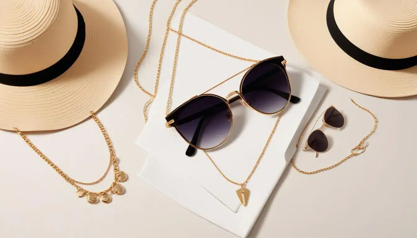 Shein accessories flat lay for high-fashion look