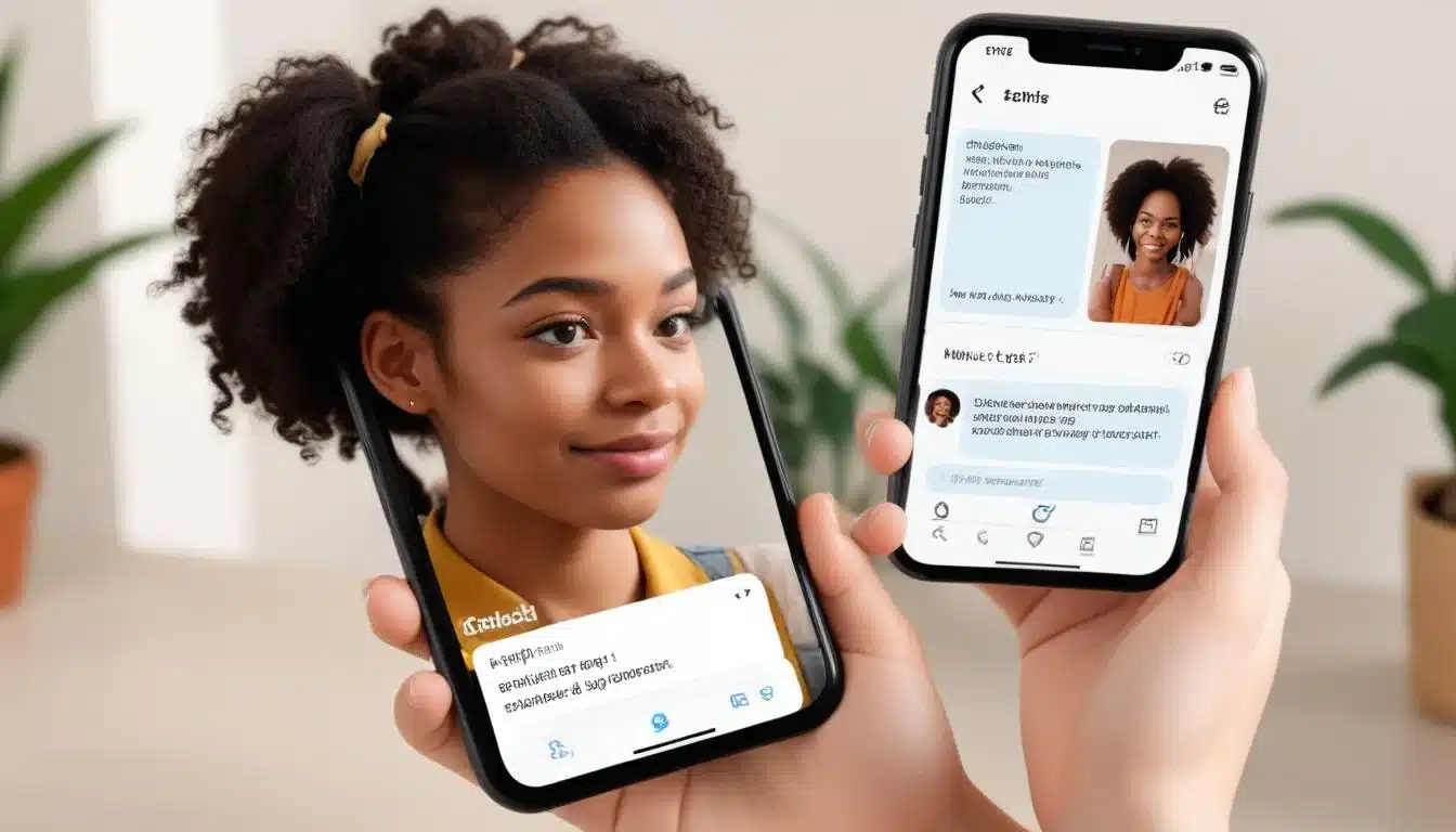 Customer engaging with Shein live chat support on a smartphone for assistance.