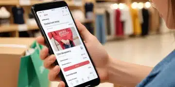 Shein return policy update notification on phone screen