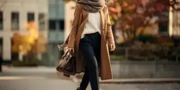 Woman in layered fall winter 2026 style essentials