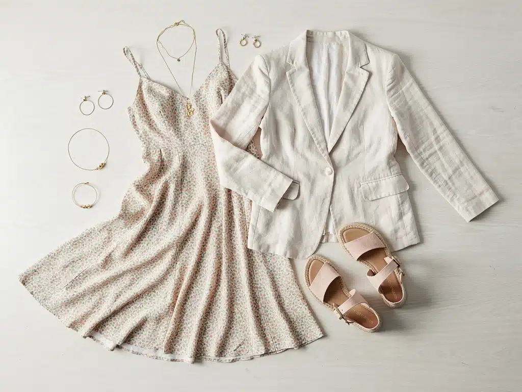 Curated versatile spring summer wardrobe essentials for seasonal style transition